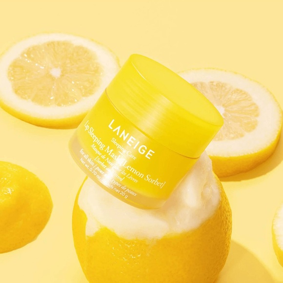 ISO LANEIGE LIP SLEEPING MASK FLAVORS: LEMON SORBET, GINGERSNAP, & PUMPKIN SPICE - Picture 3 of 16